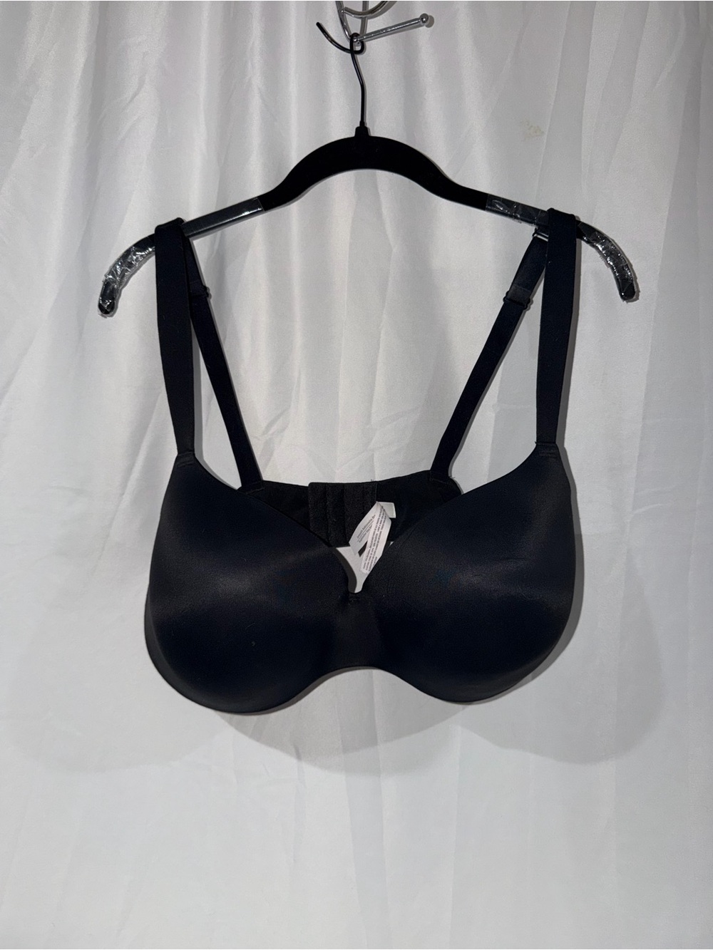 Auden Bra Black Seamless Molded Cup Bra Classic Support Underwire Lightly lined